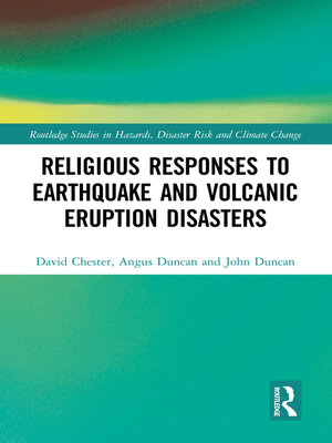 cover image of Religious Responses to Earthquake and Volcanic Eruption Disasters